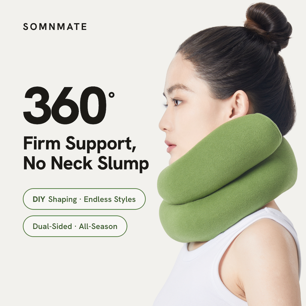 SOMNMATE™ 360° Adjustable Travel Pillow