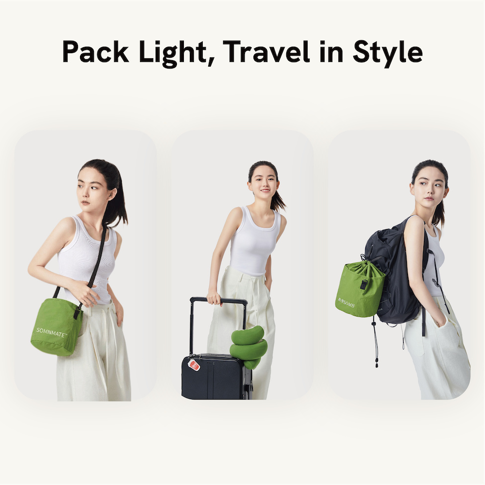 SOMNMATE™ 360° Adjustable Travel Pillow